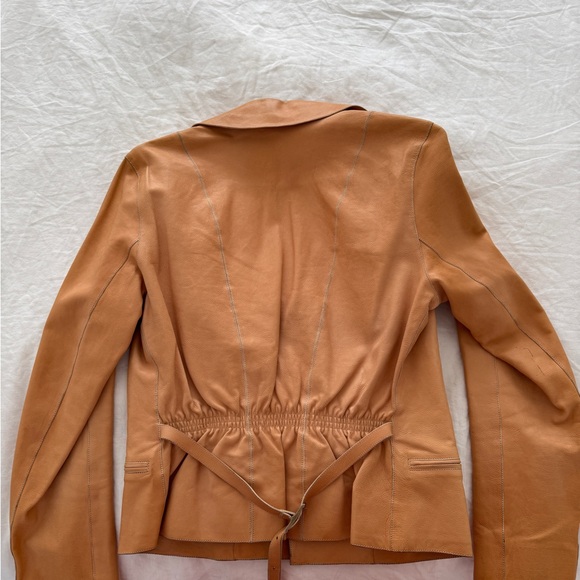 Hermes Tan Leather Jacket - Picture 6 of 12